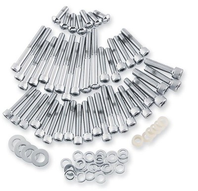fits Gardner -Westcott P-10-15-01 Cam and Primary Cover Hardware Set - Polished