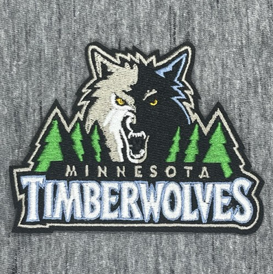 #ad #ad MINNESOTA TIMBERWOLVES EMBROIDERED IRON ON PATCH 2.50” X 3.50” FREE SHIPPING $4.49