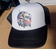 Adjustable Trucker Baseball Hat Cap Voltron Defender of the Universe Black