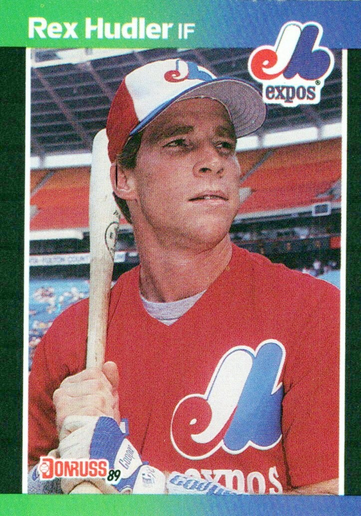 1989 Donruss #452c Rex Hudler