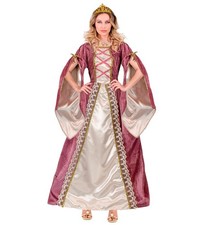 Widmann Medieval Princess Dress With Petticoat, Crown S Different Colors