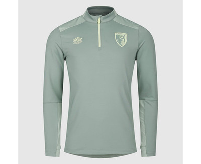 AFC Bournmouth Football 1/4 Zip Kids Castore Midlayer LS Top - Neu
