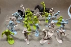 New ListingLOT 25 Vintage 1960s Marx 54mm Alamo Defenders Texans Kentucky Infantry Cavalry