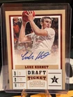 2017-18 Panini Contenders Draft Picks Luke Kornet Auto Red Rookie RC