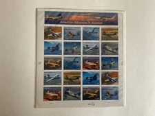 Scott #3916 (3916-25) American Advances in Aviation Sheet of 20 Stamps - MNH