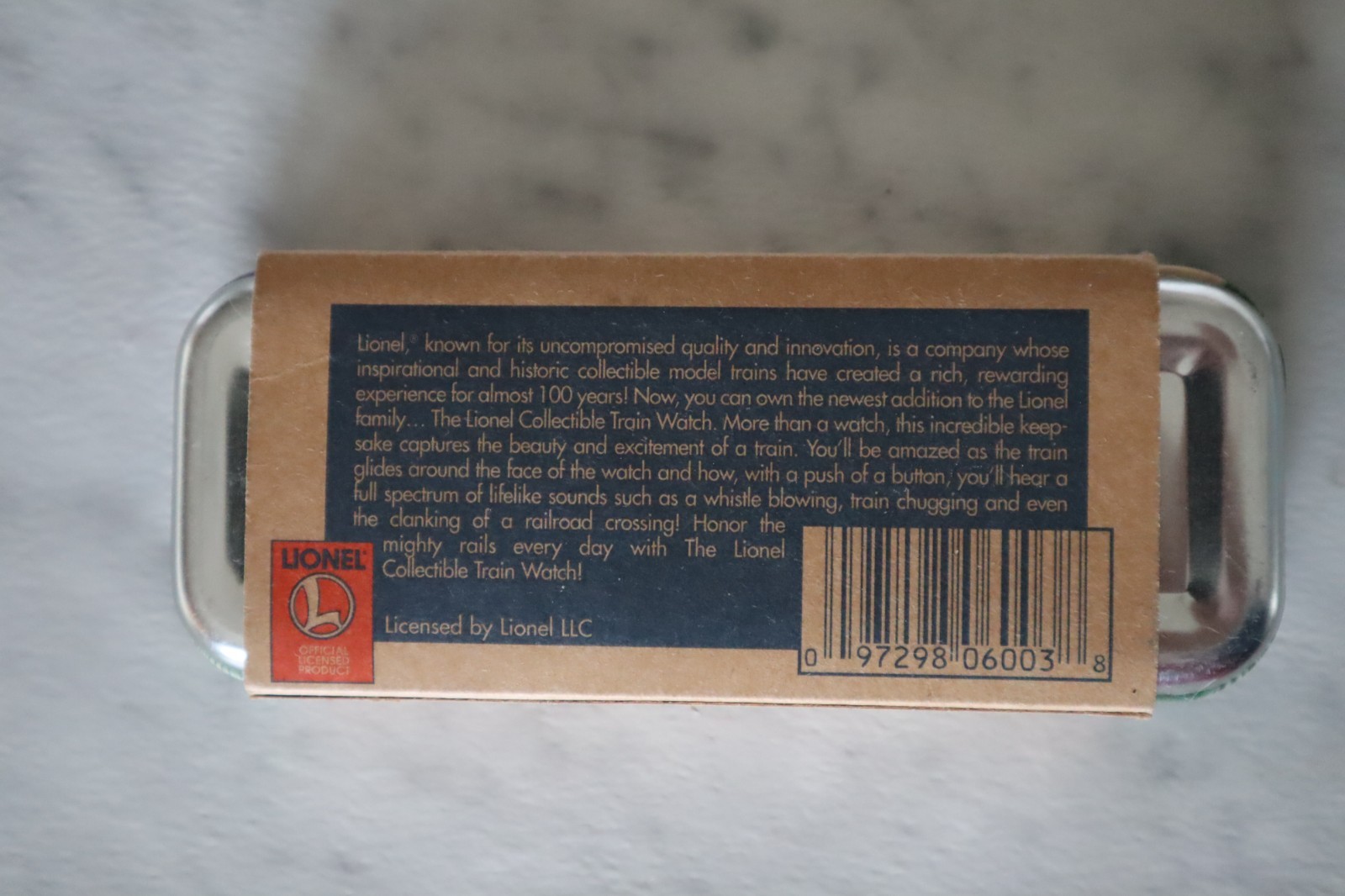 New Lionel Legendary Train Collectible Watch Vintage Railroad Memorabilia