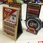 1997 Hallmark Kiddie Car Corner Garage Gas Collection Sidewalk Sales Signs Lot — photo 7