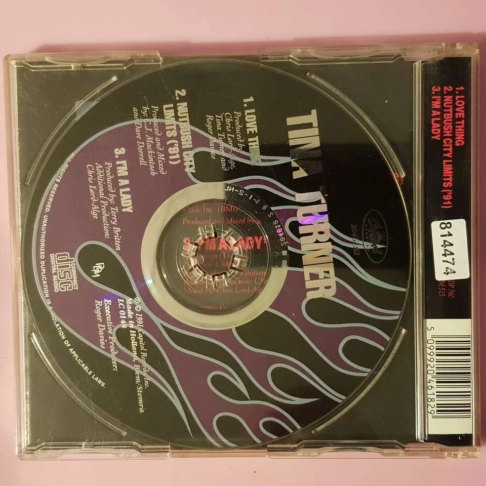 TINA TURNER Love Thing VG/VG+ (MCD) - Bild 3 von 3