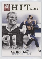 2012 Elite Hit List Gold 107/149 Chris Long #12 0l2