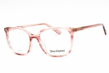 Juicy Couture JU 225 03DV 00 Crystal Pink 52mm Eyeglasses New Authentic