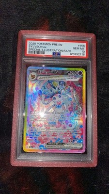 イーブイ　PS10 2025 POKEMON PRE EN-PRISMATIC EVOLUTIONS #156 SYLVEON EX PSA 10 | eBay
