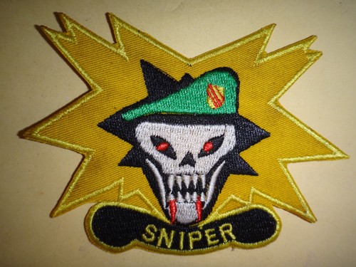Vietnam War US 5th Special Forces Group MACV-SOG SNIPER Patch | eBay UK
