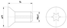 TEXTAR Schraube, Bremsscheibe TPM0012 passend für FIAT HONDA OPEL PEUGEOT