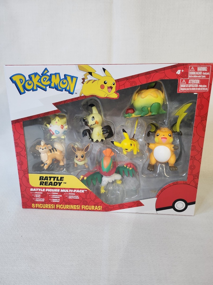 Jazwares Pokémon Battle Figure Multi-Pack Battle Ready Set Pikachu