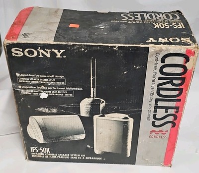 Sony IFS-50K Cordless Speaker System w/Infrared Transmitter TMR
