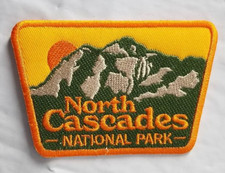 North Cascades National Park Washington Embroidered Patch Iron On Sew Travel