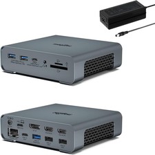USB C Docking Station Triple Monitor,16 in 1 Laptop Docking Station USB C Dock w