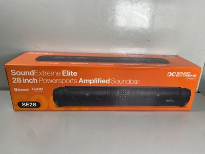EcoXgear SE28 SoundExtreme Elite 28'' Powersports Amplified Soundbar in Black