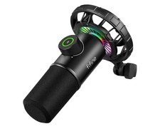 FIFINE Dynamic USB Microphone Cardioid Gaming RGB Lighting Used