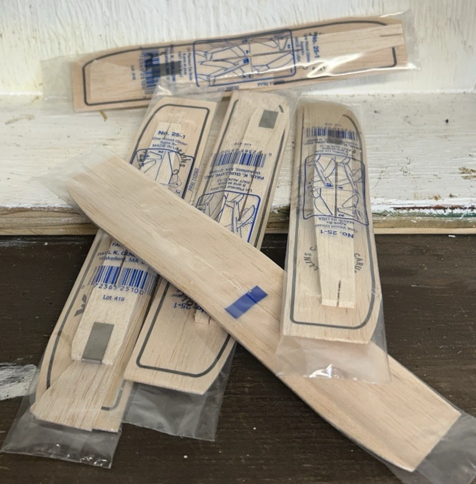 Vintage Model airplane Balsa Wood Plane Kit LOT OF 5 NEW OLD STOCK - Image 2 of 4