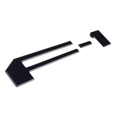 Matte Black 3D Raised Tailgate Insert Letters...
