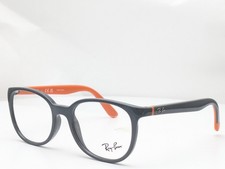 Ray-Ban RB1631 3963 Dark Grey On Orange Kids Eyeglasses Frames 47-16-130