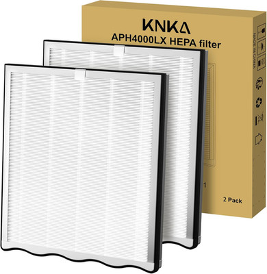 Genuine Air Purifier Replacement Filter for APH4000, 2-Pack HEPA & Activated Car