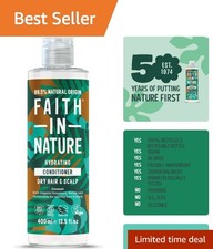 Cruelty-Free Coconut Conditioner 400ml - Natural Moisture for Dry Hair & Scalp 14.98 per litre