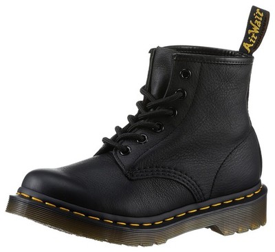 DR. MARTENS VIRGINIA Schnürboots Blockabsatz, Schnürschuh, Gr.37,Leder