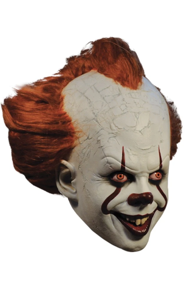 Máscara Trick or Treat Studios IT Pennywise Edición Deluxe NUEVA - Imagen 2 de 3