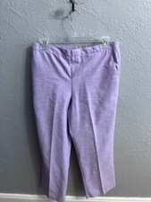 Alfred Dunner Women's Purple Pants Size 12
