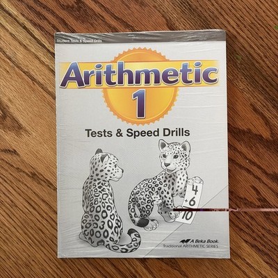 NEW Abeka Arithmetic Grade 1 Homeschool Student Test And Speed Drills