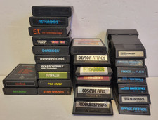 Lot of 25 Atari Games (E.T, frogger, pac man, tron, donkey kong)