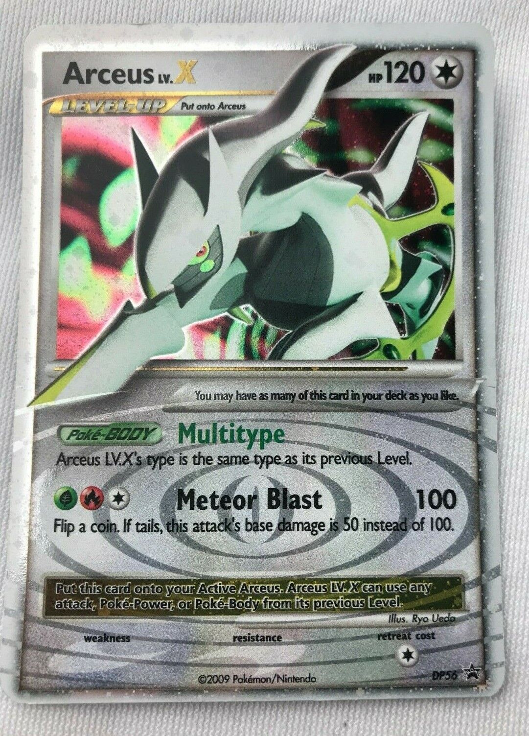 Pokemon ARCEUS Lv.x DP56 (Holo Rare) Diamond and Pearl - MP/Mod Play