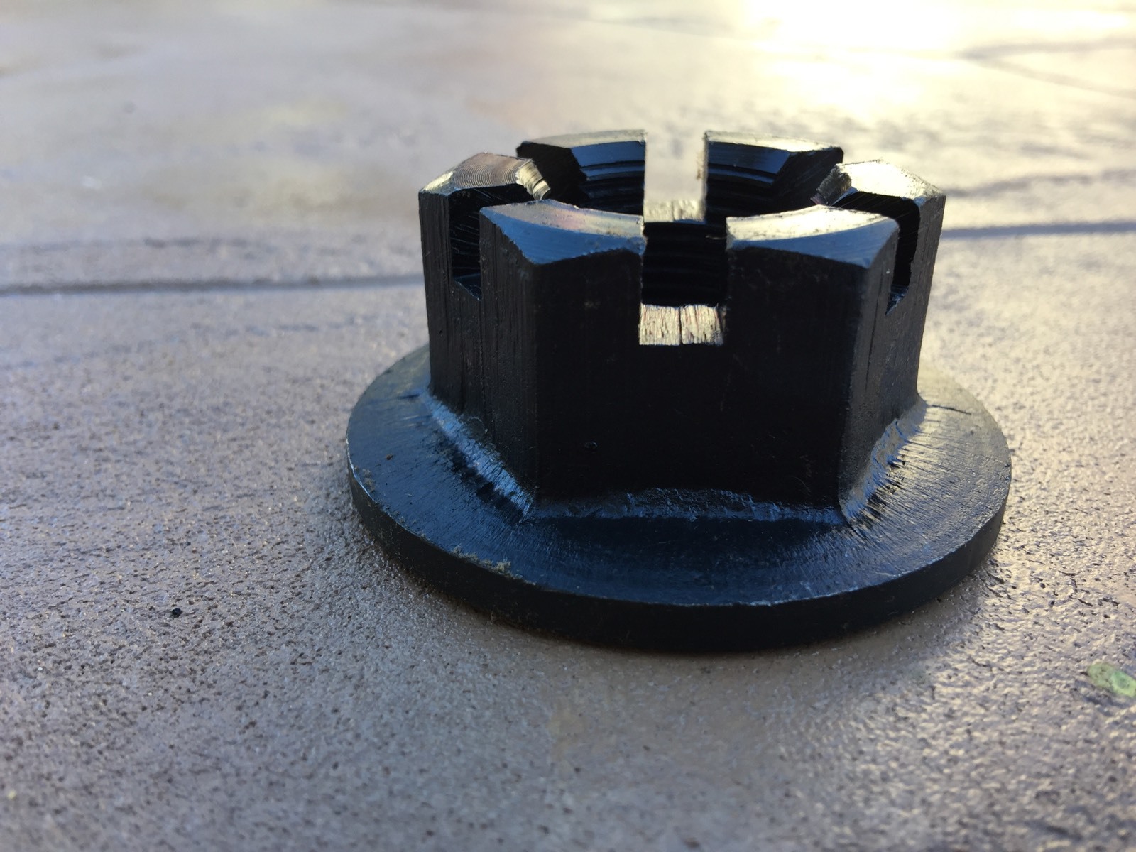 Rhino Rotary Cutter Gearbox Flanged Castle Nut 00771226 (11029), M30X2