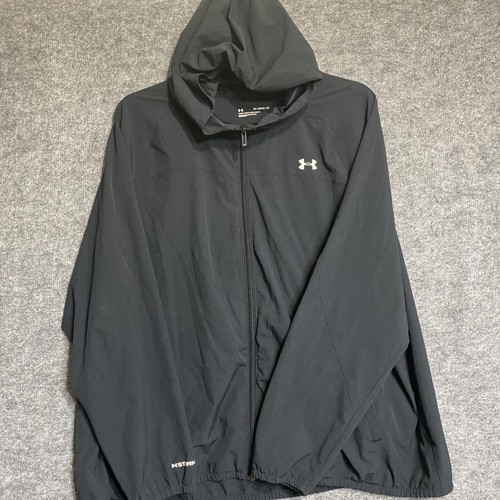 Under Armour Damen 2X Woven Branded Full Zip Hoodie Brilliance 1354350
