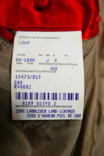 Hugo Boss Lederjacke Gr.48 100% Lammleder Red Label Top Zustand - Bild 8 von 8