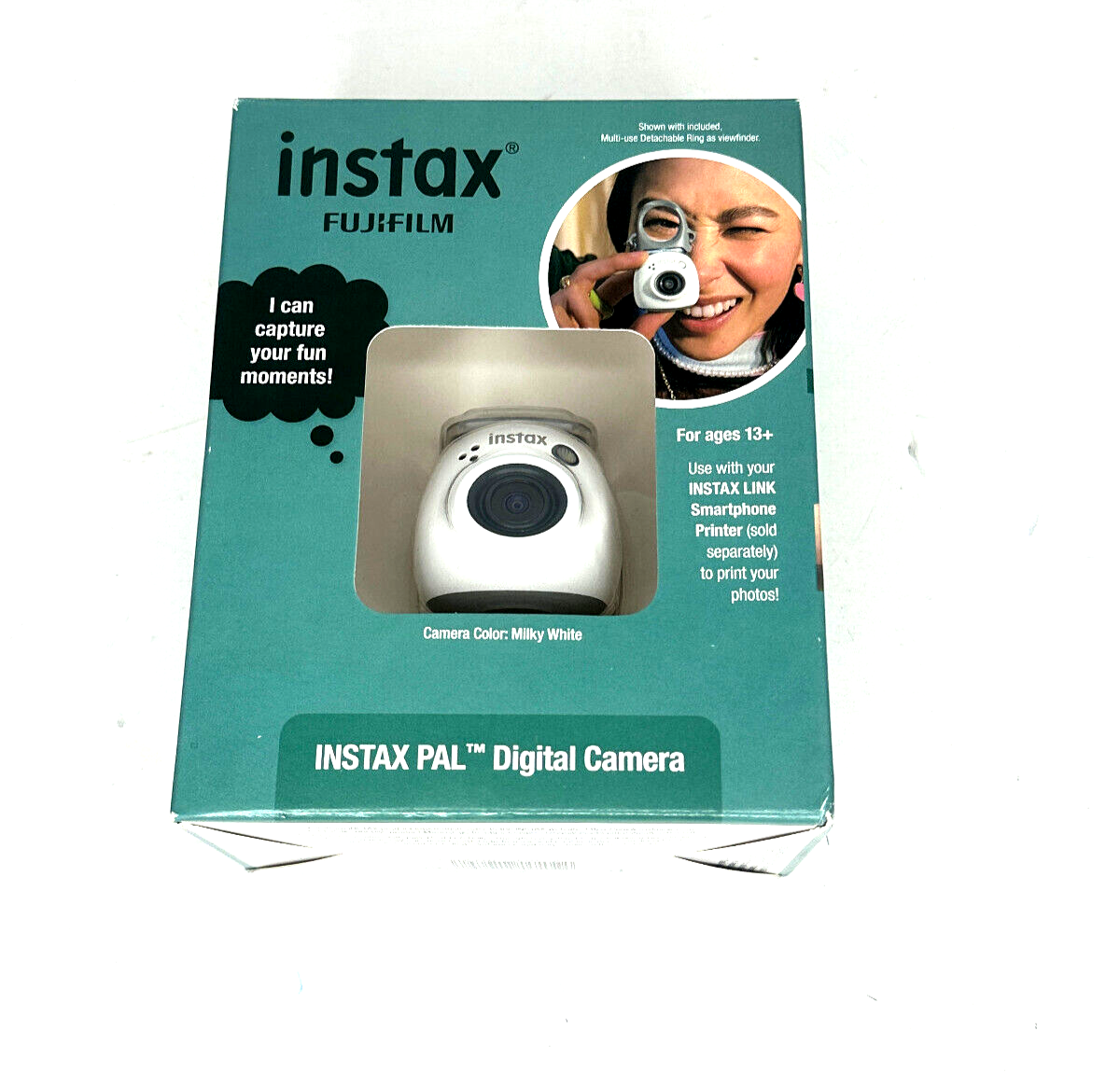 Fujifilm Instax Pal Digital Camera Milky White 0798