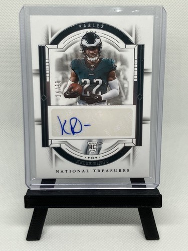 Kelee Ringo RC Eagles 14/99 Autograph 2023 Panini National Treasures Football - Bild 3 von 3