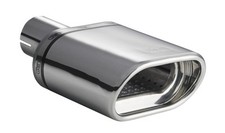 Ulter rura wydechowa osłona wydechu 145x75mm owalna do FIAT FORD HONDA z przyłączem 50mm