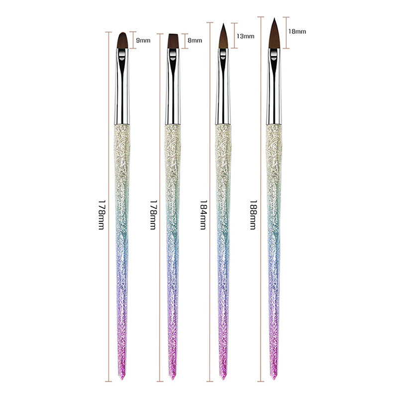 Nail Art Brushes Gel Painting Drawing Polish Pen Nail Brushes Manicure