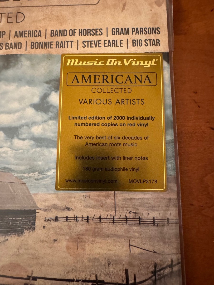 AMERICANA COLLECTED - 2-LP - RED VINYL SET - NUMBERED (TO