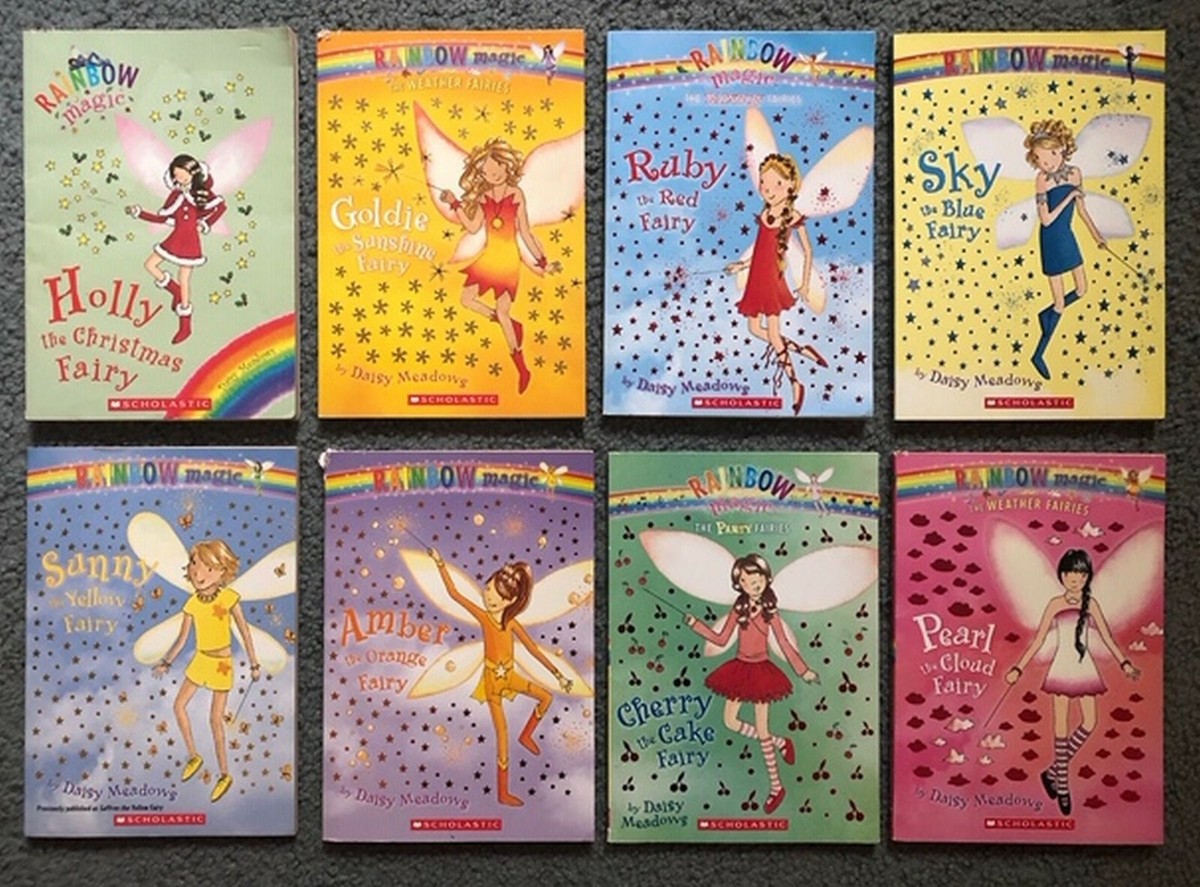Rainbow Magic Fairies 8 Book Lot YA Chapter Books Paperback