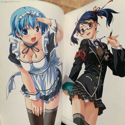 Kuuchuu Yousai Sky Blue Girls Art Illustraton Book Queen's Blade Rei Ayanami - Picture 3 of 24