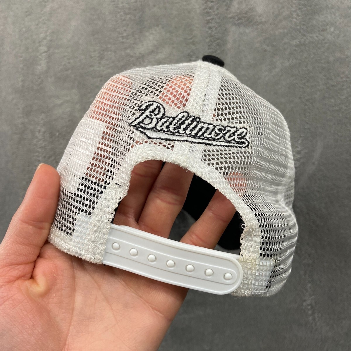 Baltimore Orioles Snapback Pink Youth Girls Zebra Stripe  display picture 3