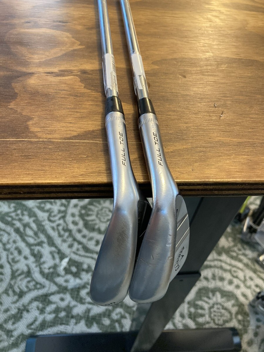Callaway Jaws Full Toe Wedge Set / 54° 58° Wedge Flex Steel Callaway Jaws Full Toe Wedge Set / 54° 58° Wedge Flex Steel