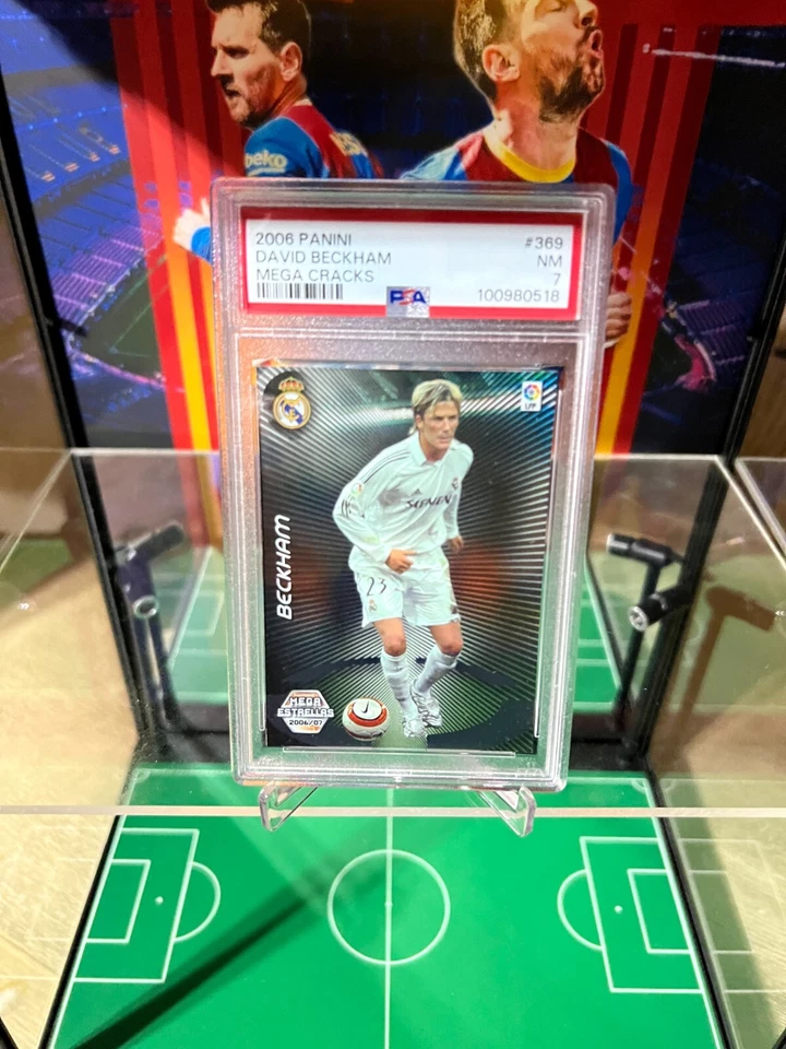 2006-07 Panini Megacracks MGK La Liga Mega Estrellas David Beckham #369 PSA 7 Foto 2 de 4