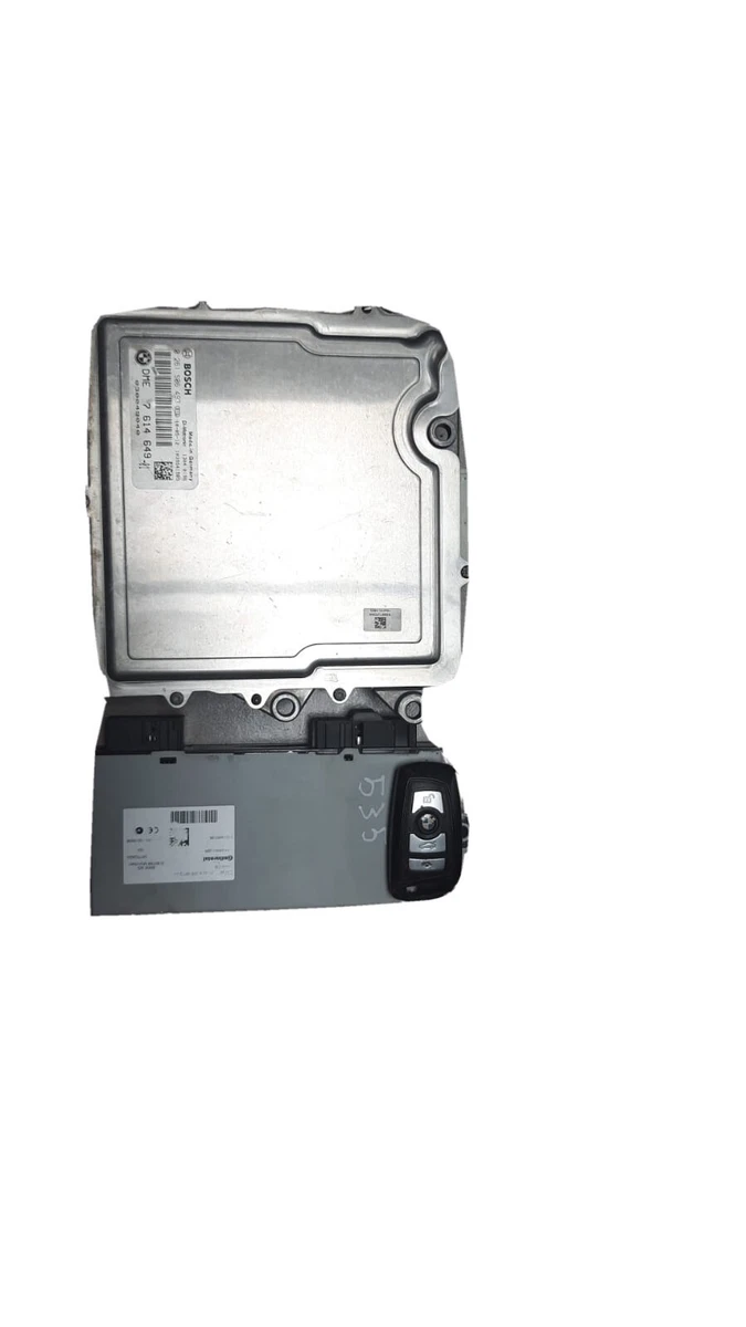 7614649 BMW complete ECU 535i F10 with key and CAS | eBay 