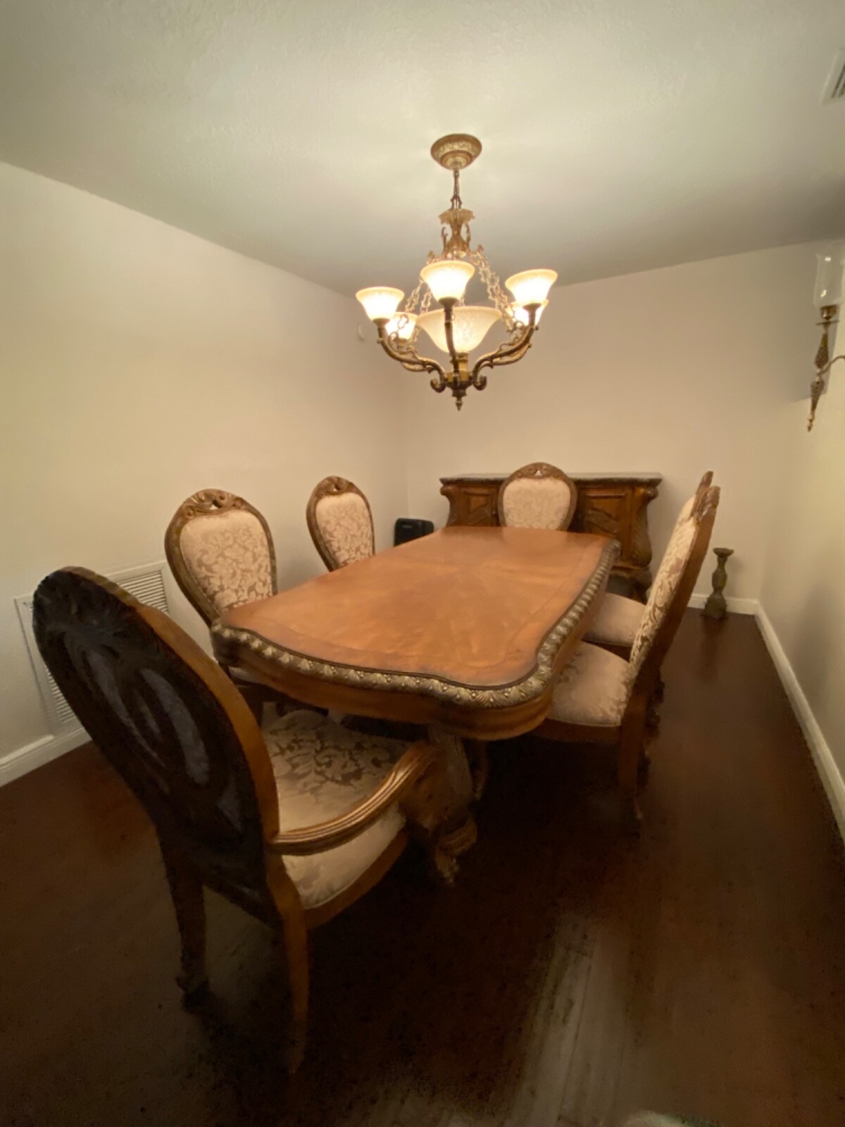 Dining room set 6 chairs used eBay