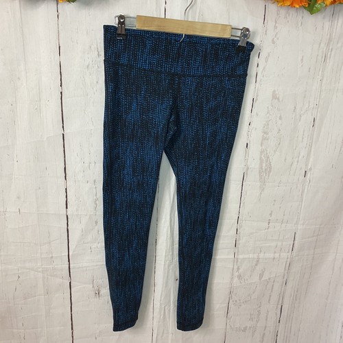 Small Athletic Yoga Pants Capris Blue 